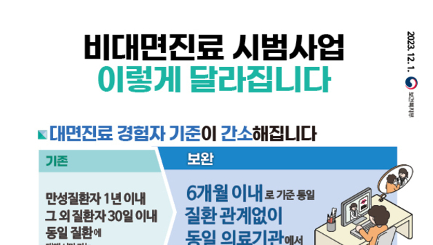 "국민안전".. 응급의료취약지-휴일·야간 비대면진료 확대한다