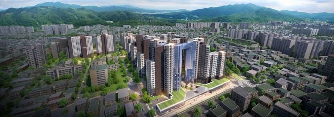 삼성물산 건설부문이 서울 서초구 방배6구역에서 진행되는 '래미안 원페를라' 시공사로 최종 선정됐다고 밝혔다. 사진은 삼성물산 방배6구역 재건축 조감도. 사진ㅣ삼성물산