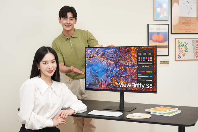 삼성전자의 QHD(2,560x1,440) 이상 모든 고해상도 모니터에는 뷰피니티라는 명칭을 일괄 적용할 예정이다. 사진 ㅣ 삼성전자