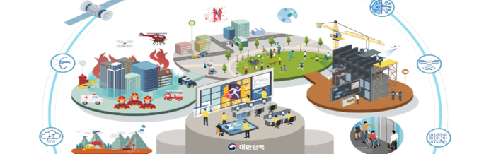 제4차 종합계획에는 “국민의 행복한 일상, 더 안전한 대한민국”을 비전으로 이를 실현하기 위하여 현장, 국민, 미래를 핵심어(키워드)로 3대 추진전략과 10개 전략과제를 제시했다. 자료 ㅣ 행안부