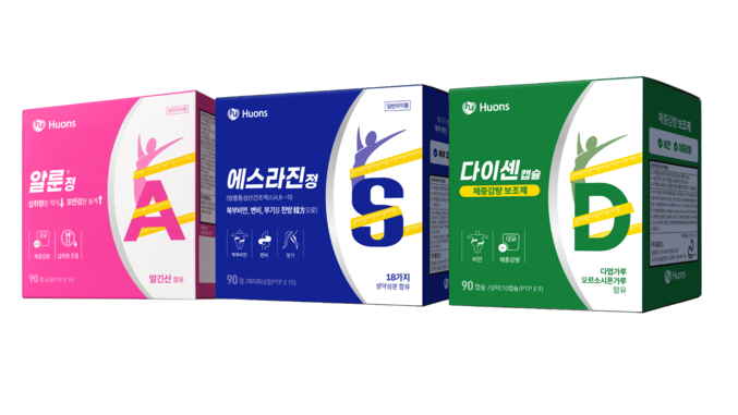 휴온스가 약국 전용 다이어트 일반의약품 3종에 대해 삼진제약과 공동판매를 시작했다. 사진 | 휴온스