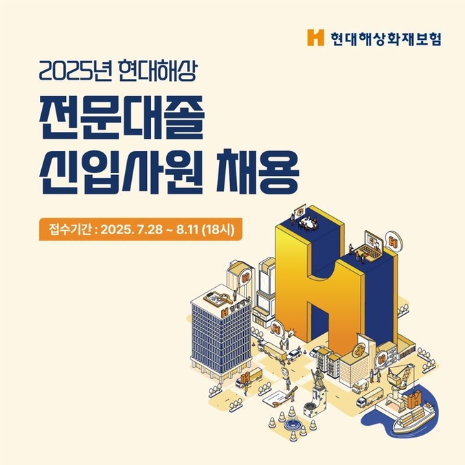 현대해상이 2025년 전문대졸 신입사원 신규 채용을 진행한다. 사진 | 현대해상