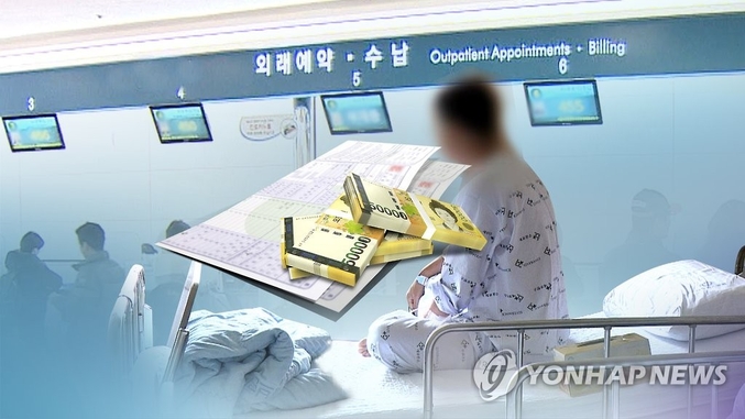 국민 1인당 연간 보건의료 지출이 5년새 '303만원에서 412만원'으로 늘어났다. 비율로는 36% 늘어났다. 건강보험 진료비 총액 기준 86.5조에서 116.3조원으로 늘어났다. 이중 외래진료비가 41% 급증했다. 사진 ㅣ 연합뉴스