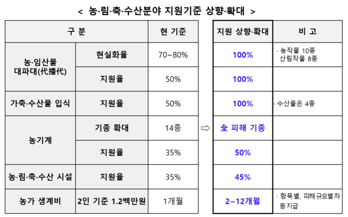 7월 전국 곳곳에 퍼부은 집중 호우의 뒤끝은 빠른 회복을 바라지만, 워낙 피해가 큰 탓에 아직도 복구에 엄두를 내지 못하는 지역도 있다. 정부는 피해 회복과 방재성능 강화에 중점을 둔 호우 피해 복구를 본격화하기로 했다. 자료 ㅣ 행정안전부
