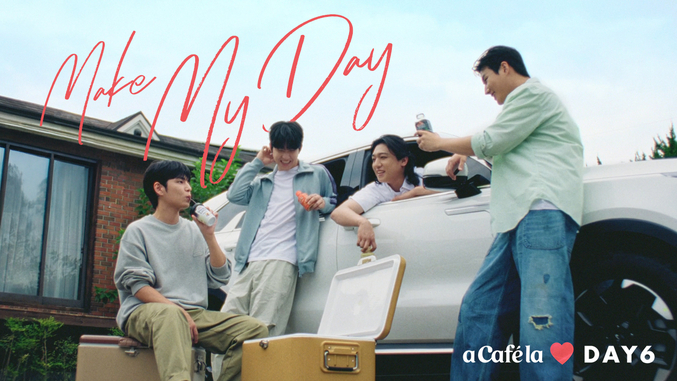 빙그레가 RTD 커피 브랜드 ‘아카페라’ 모델로 밴드 그룹 DAY6(데이식스)를 발탁했다. 사진 | 빙그레
