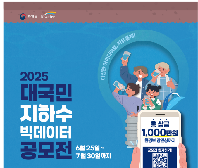 환경부는 3일 지하수 분야의 학계 및 산업계 전문가 등 200여 명이 참여한 가운데 서울 건설회관에서 지하수 선포식을 가졌다. 이번 선포식은 36년간 전국 167개 지역에서 추진됐던 지하수 기초조사 사업의 완료를 기념하고, 그 성과를 국민과 공유하며, 유역단위 조사 체계로의 전환을 선포했다. 자료 ㅣ 환경부