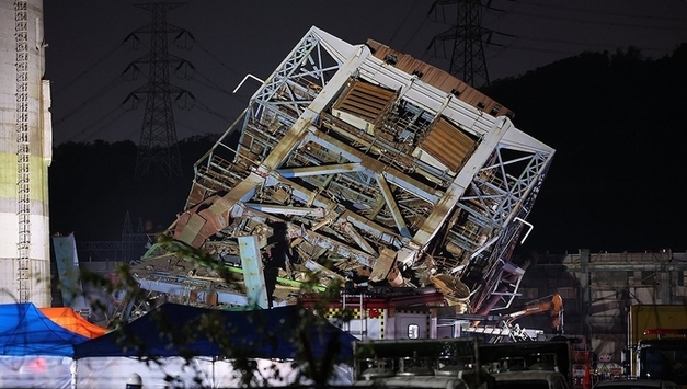 울산화력 이틀째 야간 구조 돌입…실종 매몰자 2명 수색 주력