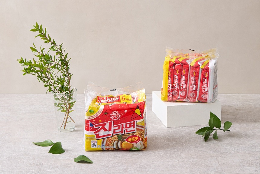 오뚜기, 플렉소 인쇄 ‘친환경 포장재’ 라면에 적용. 이미지 | 오뚜